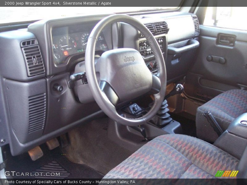  2000 Wrangler Sport 4x4 Agate Interior