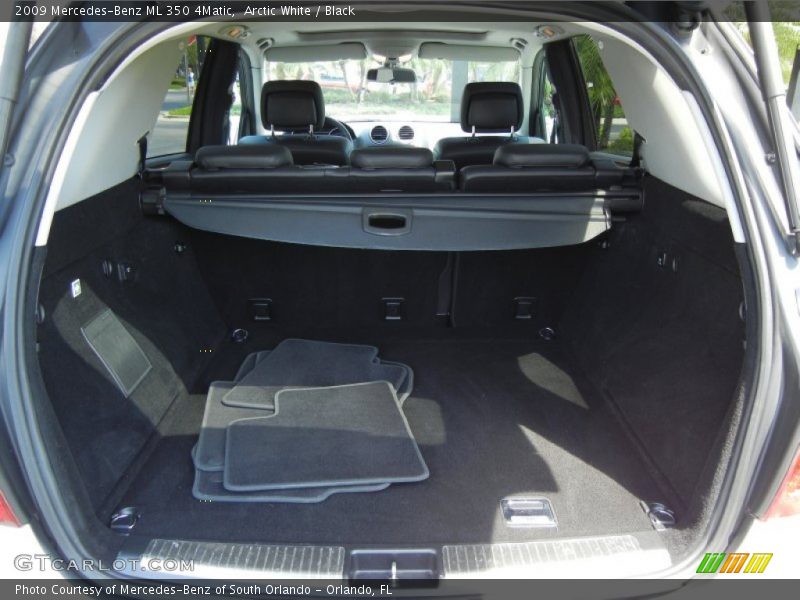 Arctic White / Black 2009 Mercedes-Benz ML 350 4Matic