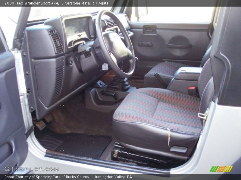  2000 Wrangler Sport 4x4 Agate Interior