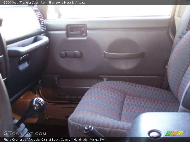  2000 Wrangler Sport 4x4 Agate Interior