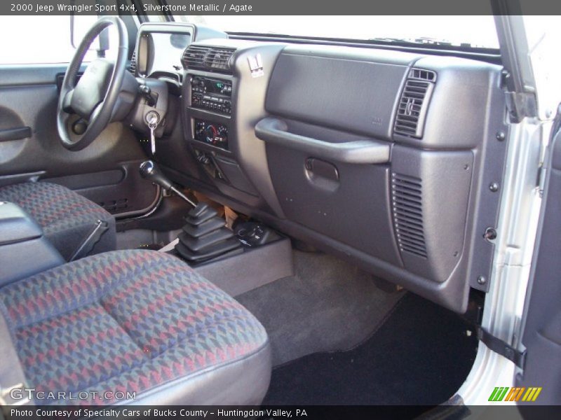 Dashboard of 2000 Wrangler Sport 4x4