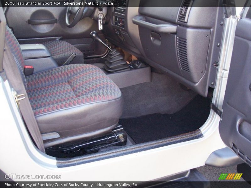  2000 Wrangler Sport 4x4 Agate Interior