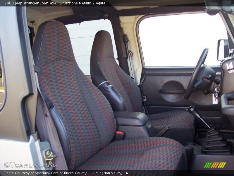 Silverstone Metallic / Agate 2000 Jeep Wrangler Sport 4x4