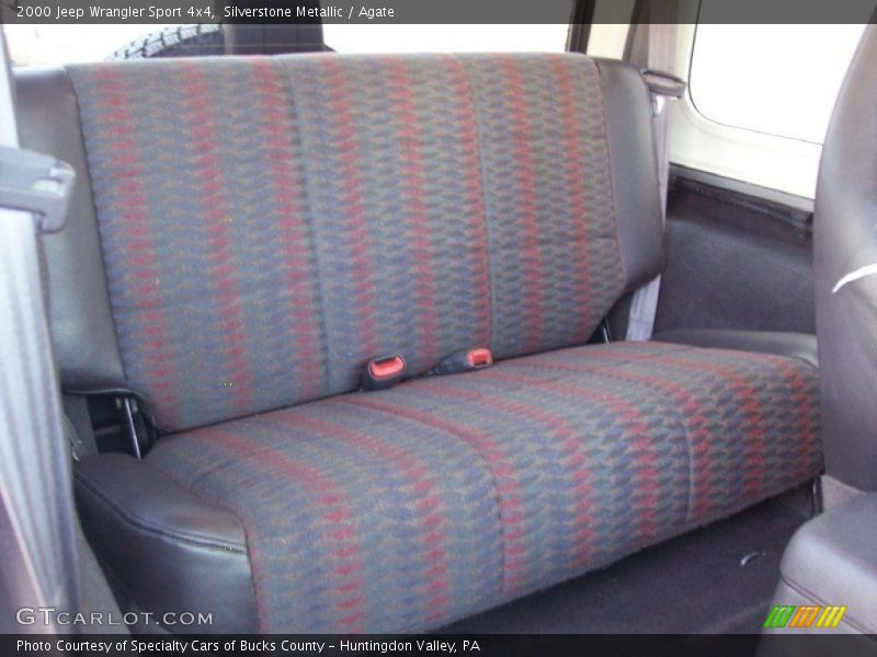 Rear Seat of 2000 Wrangler Sport 4x4