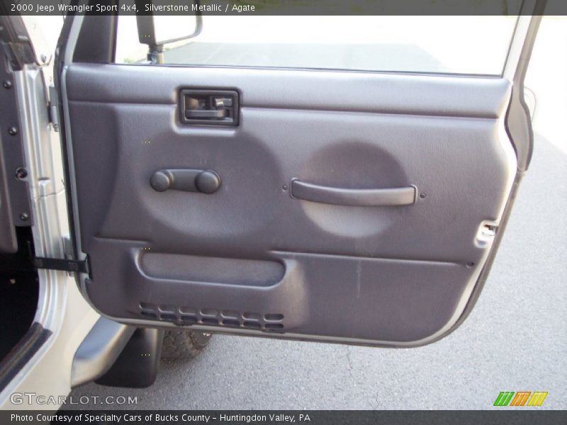Silverstone Metallic / Agate 2000 Jeep Wrangler Sport 4x4