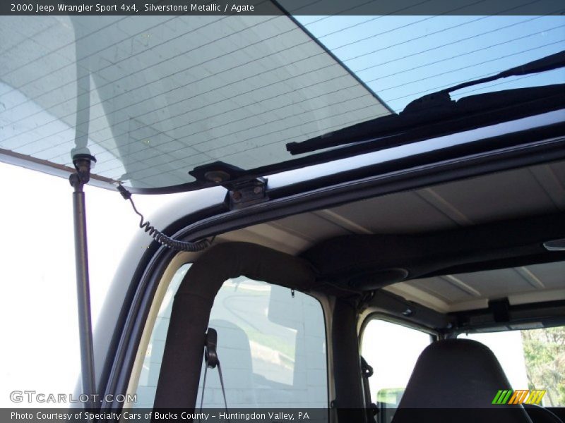 Silverstone Metallic / Agate 2000 Jeep Wrangler Sport 4x4