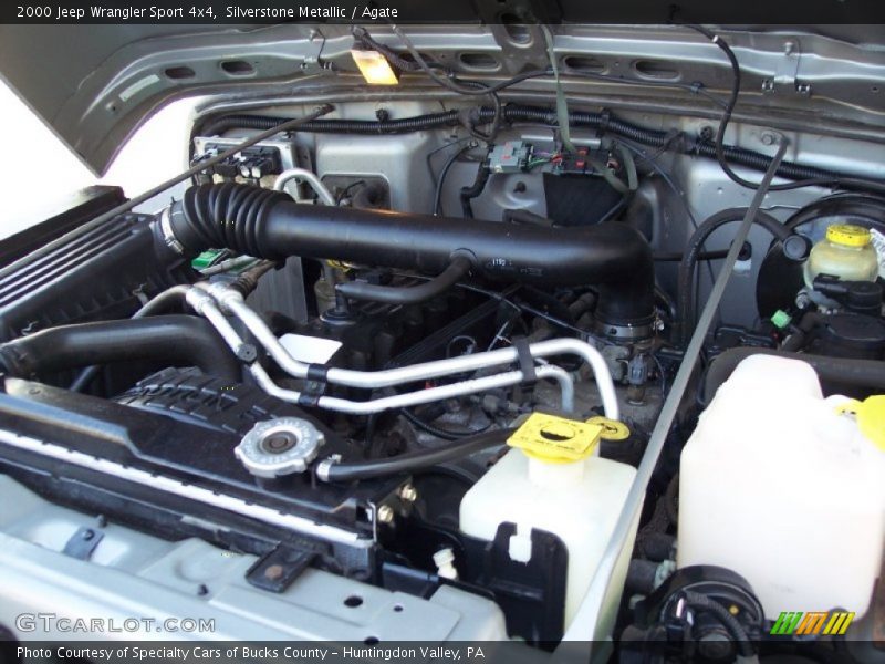 Silverstone Metallic / Agate 2000 Jeep Wrangler Sport 4x4