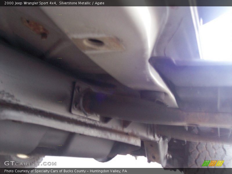Silverstone Metallic / Agate 2000 Jeep Wrangler Sport 4x4