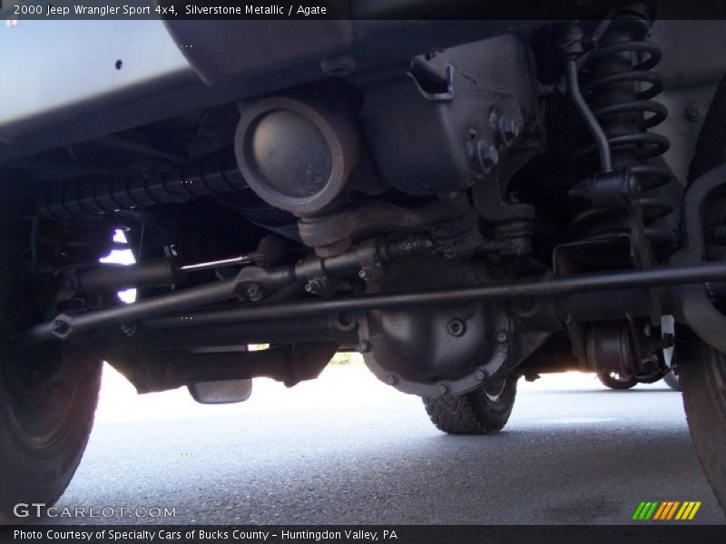 Silverstone Metallic / Agate 2000 Jeep Wrangler Sport 4x4