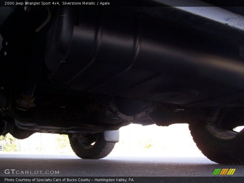 Silverstone Metallic / Agate 2000 Jeep Wrangler Sport 4x4