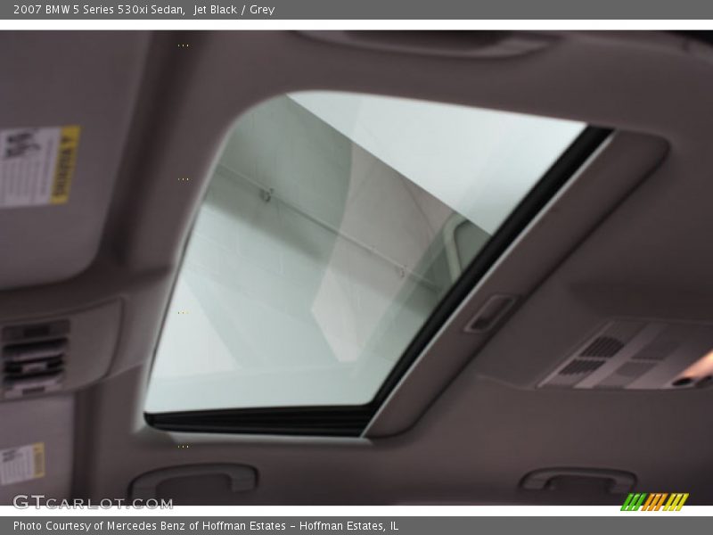 Jet Black / Grey 2007 BMW 5 Series 530xi Sedan