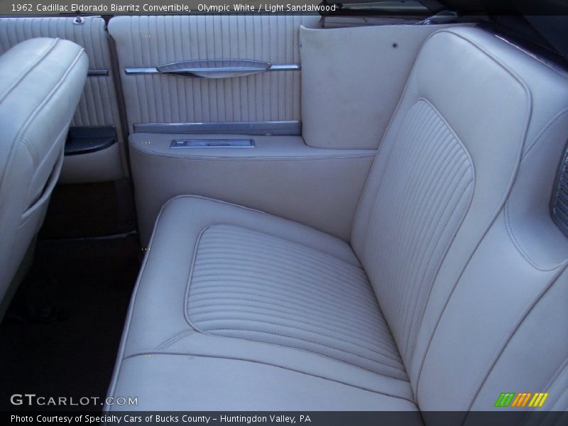 Rear Seat of 1962 Eldorado Biarritz Convertible
