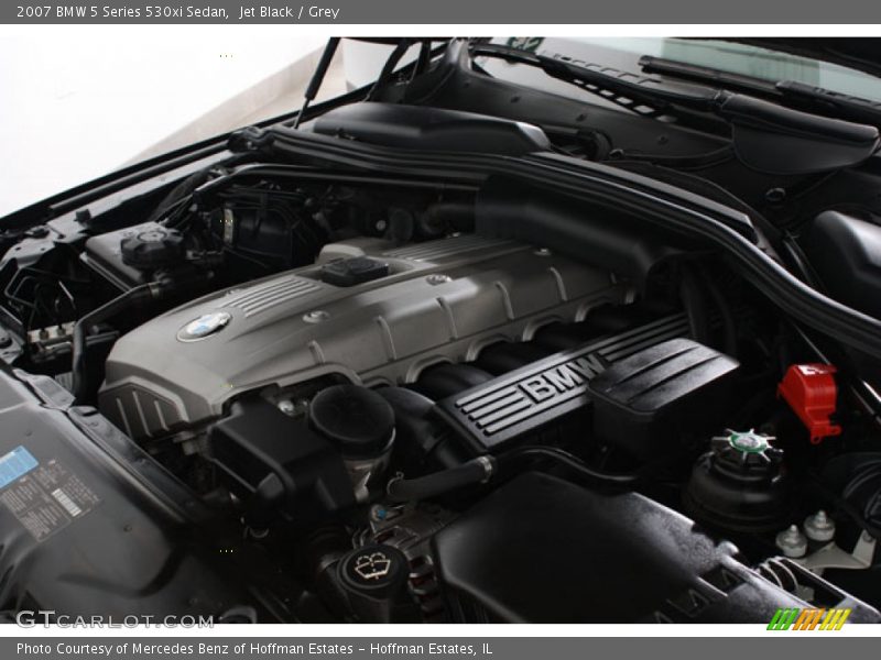 Jet Black / Grey 2007 BMW 5 Series 530xi Sedan