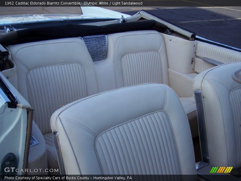 Olympic White / Light Sandalwood 1962 Cadillac Eldorado Biarritz Convertible