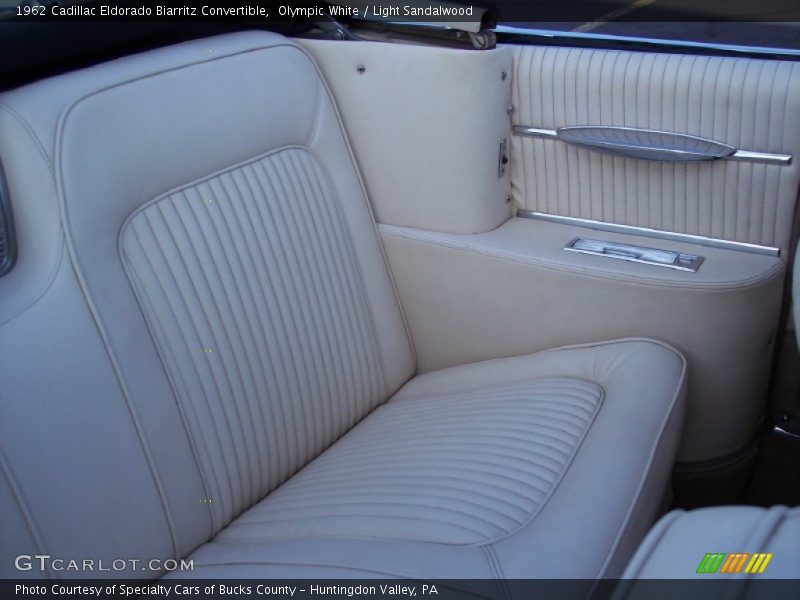 Olympic White / Light Sandalwood 1962 Cadillac Eldorado Biarritz Convertible