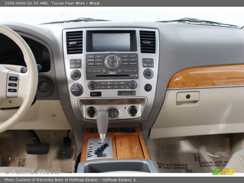 Tuscan Pearl White / Wheat 2008 Infiniti QX 56 4WD