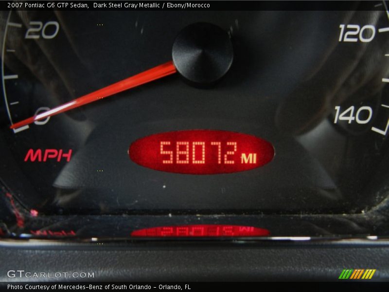 Dark Steel Gray Metallic / Ebony/Morocco 2007 Pontiac G6 GTP Sedan