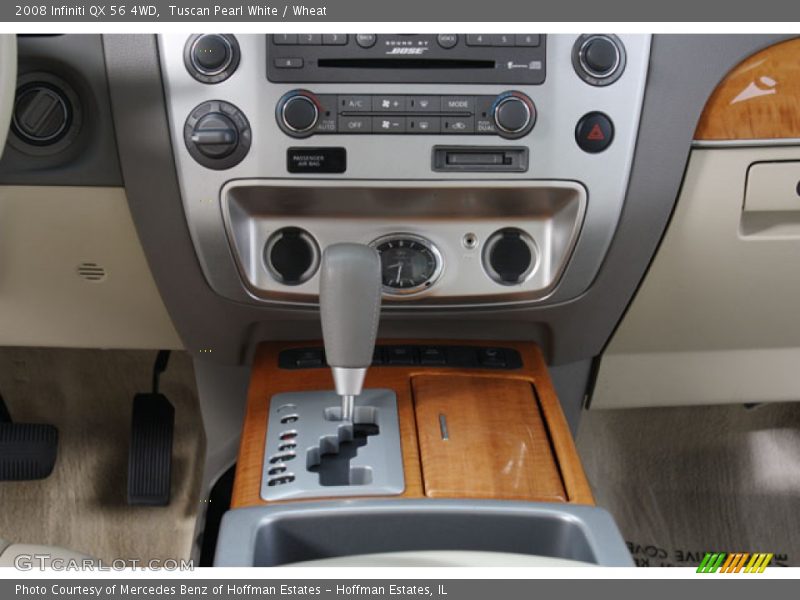 Tuscan Pearl White / Wheat 2008 Infiniti QX 56 4WD