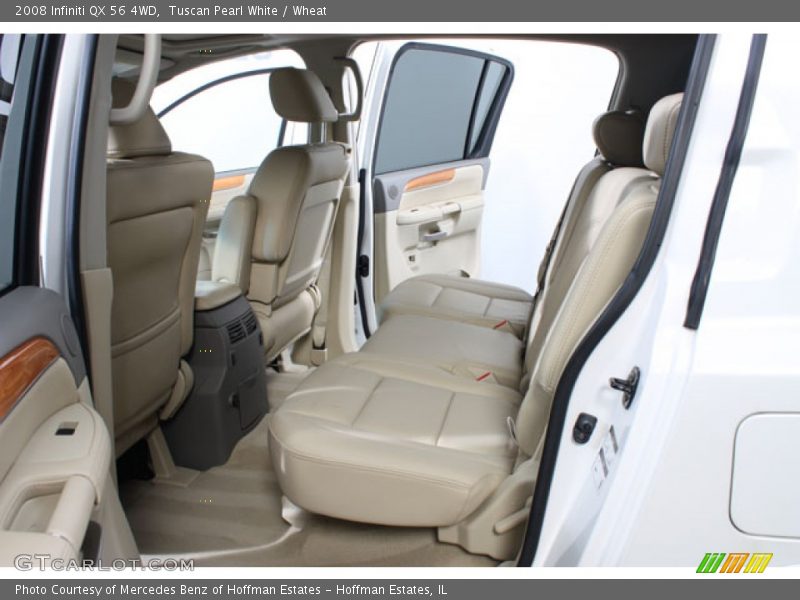 Tuscan Pearl White / Wheat 2008 Infiniti QX 56 4WD