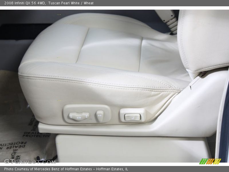 Tuscan Pearl White / Wheat 2008 Infiniti QX 56 4WD