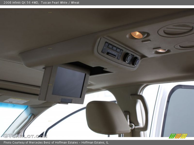 Tuscan Pearl White / Wheat 2008 Infiniti QX 56 4WD