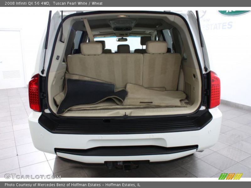 Tuscan Pearl White / Wheat 2008 Infiniti QX 56 4WD