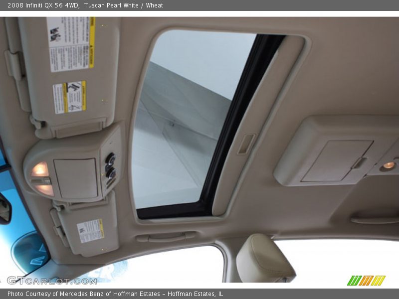 Tuscan Pearl White / Wheat 2008 Infiniti QX 56 4WD