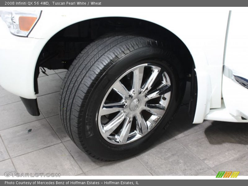 Tuscan Pearl White / Wheat 2008 Infiniti QX 56 4WD