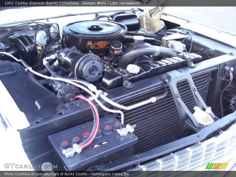  1962 Eldorado Biarritz Convertible Engine - 390 cid OHV 16-Valve V8