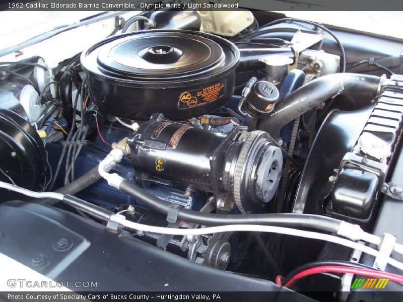  1962 Eldorado Biarritz Convertible Engine - 390 cid OHV 16-Valve V8