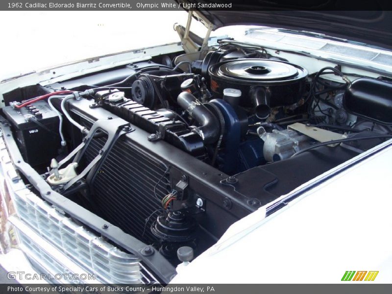  1962 Eldorado Biarritz Convertible Engine - 390 cid OHV 16-Valve V8