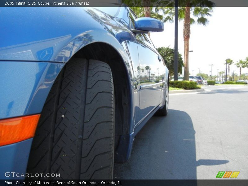 Athens Blue / Wheat 2005 Infiniti G 35 Coupe