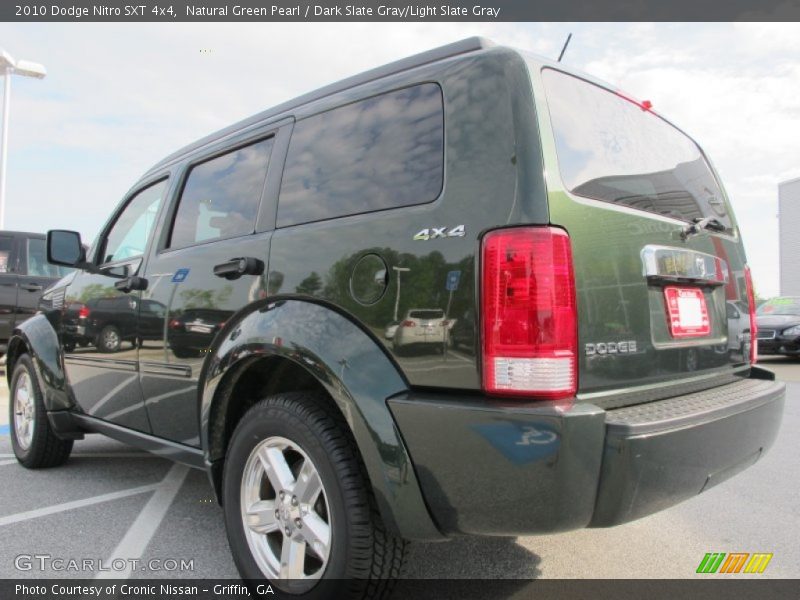 Natural Green Pearl / Dark Slate Gray/Light Slate Gray 2010 Dodge Nitro SXT 4x4