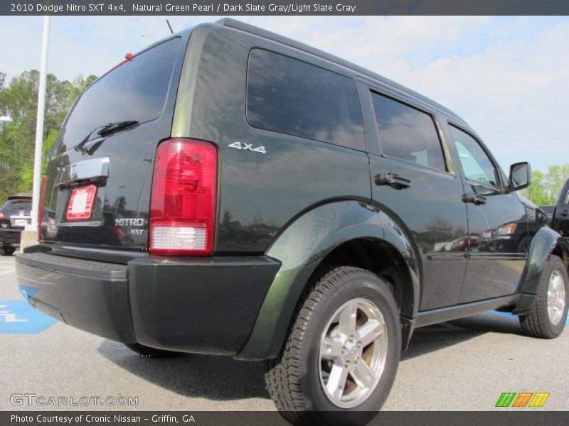 Natural Green Pearl / Dark Slate Gray/Light Slate Gray 2010 Dodge Nitro SXT 4x4