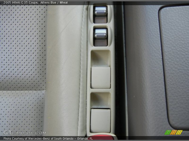 Athens Blue / Wheat 2005 Infiniti G 35 Coupe