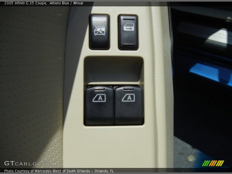 Athens Blue / Wheat 2005 Infiniti G 35 Coupe