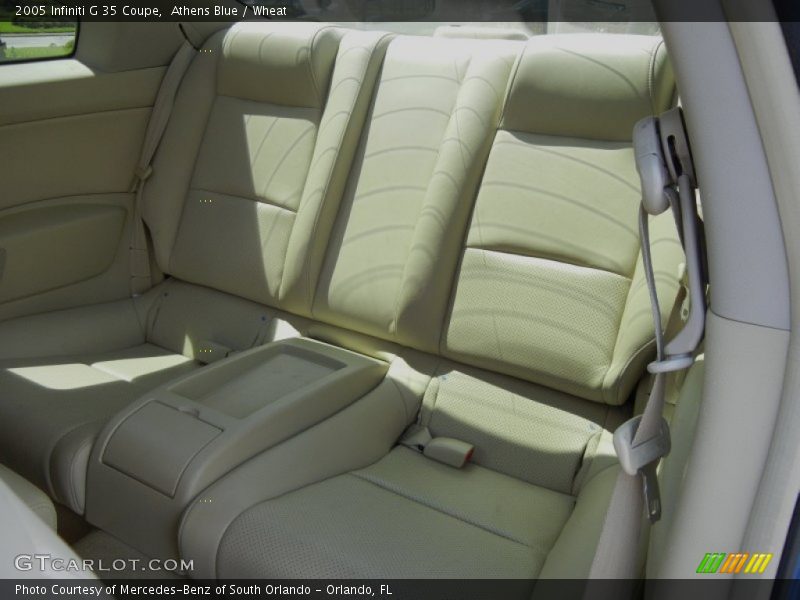 Athens Blue / Wheat 2005 Infiniti G 35 Coupe