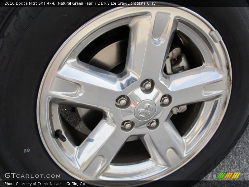 Natural Green Pearl / Dark Slate Gray/Light Slate Gray 2010 Dodge Nitro SXT 4x4