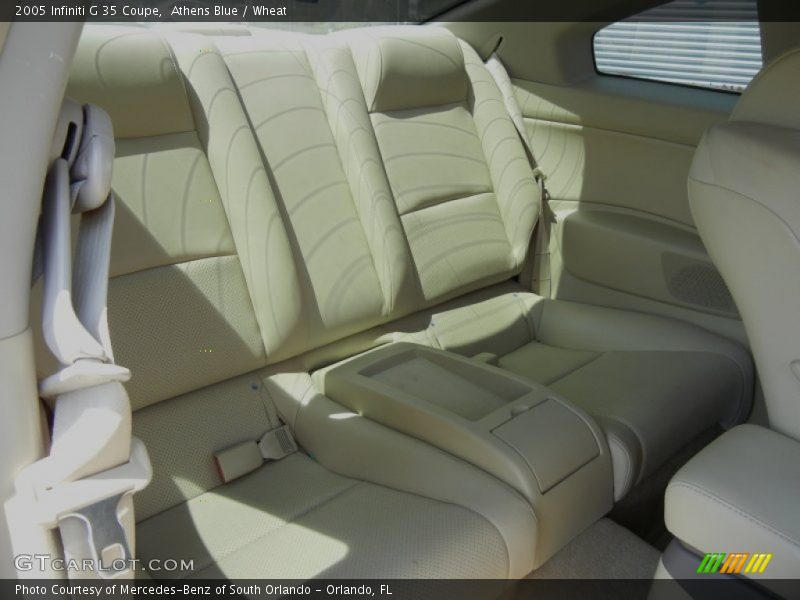 Athens Blue / Wheat 2005 Infiniti G 35 Coupe