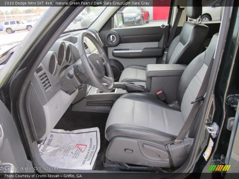 Natural Green Pearl / Dark Slate Gray/Light Slate Gray 2010 Dodge Nitro SXT 4x4