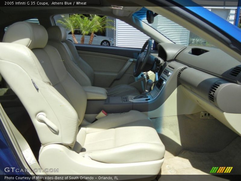 Athens Blue / Wheat 2005 Infiniti G 35 Coupe
