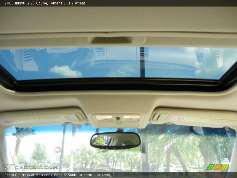 Athens Blue / Wheat 2005 Infiniti G 35 Coupe