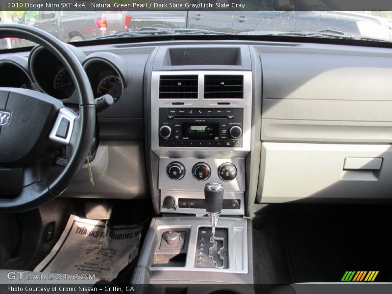 Natural Green Pearl / Dark Slate Gray/Light Slate Gray 2010 Dodge Nitro SXT 4x4