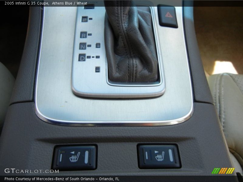 Athens Blue / Wheat 2005 Infiniti G 35 Coupe
