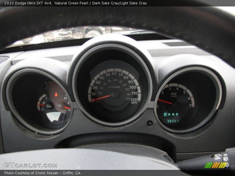 Natural Green Pearl / Dark Slate Gray/Light Slate Gray 2010 Dodge Nitro SXT 4x4