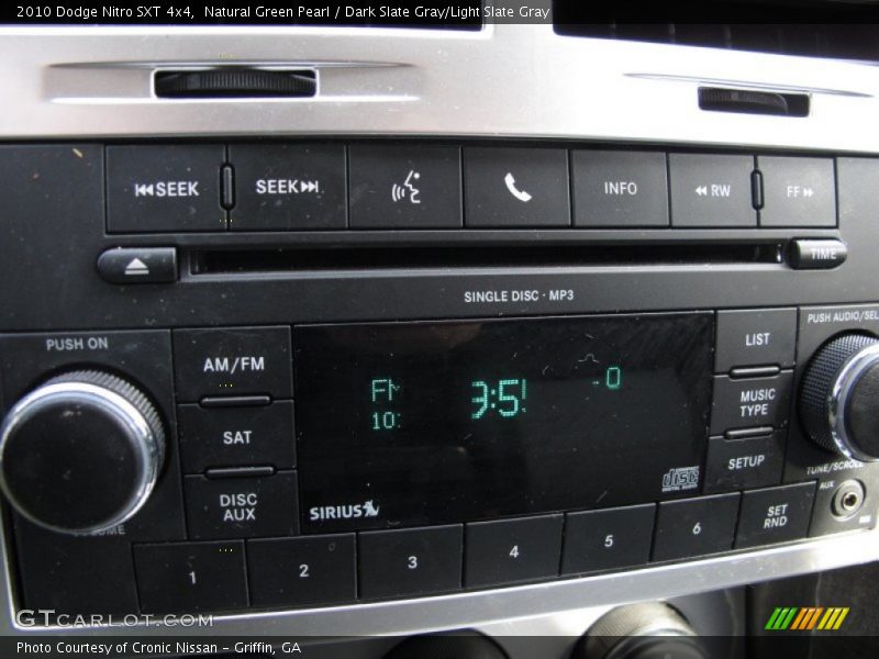 Audio System of 2010 Nitro SXT 4x4