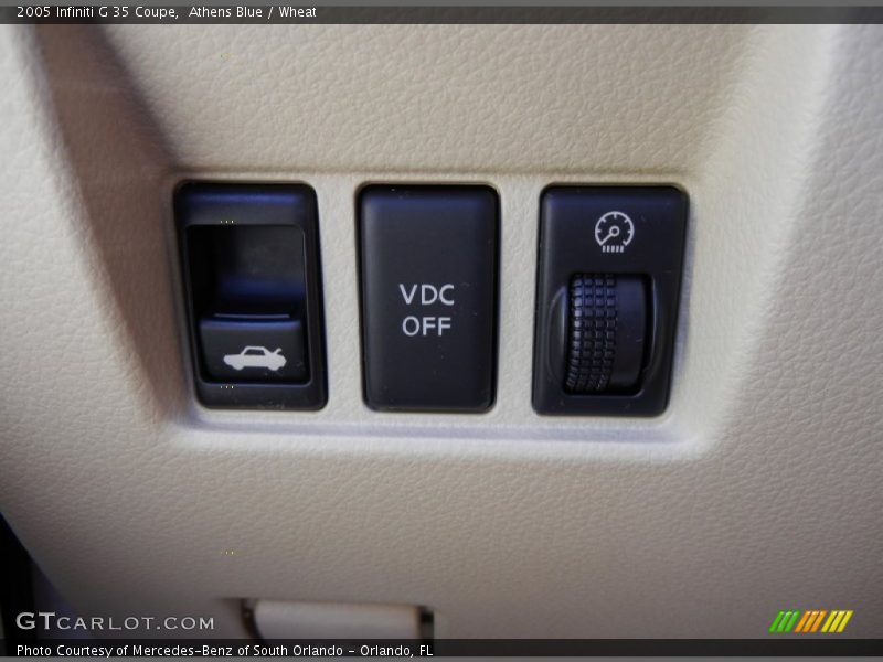 Athens Blue / Wheat 2005 Infiniti G 35 Coupe