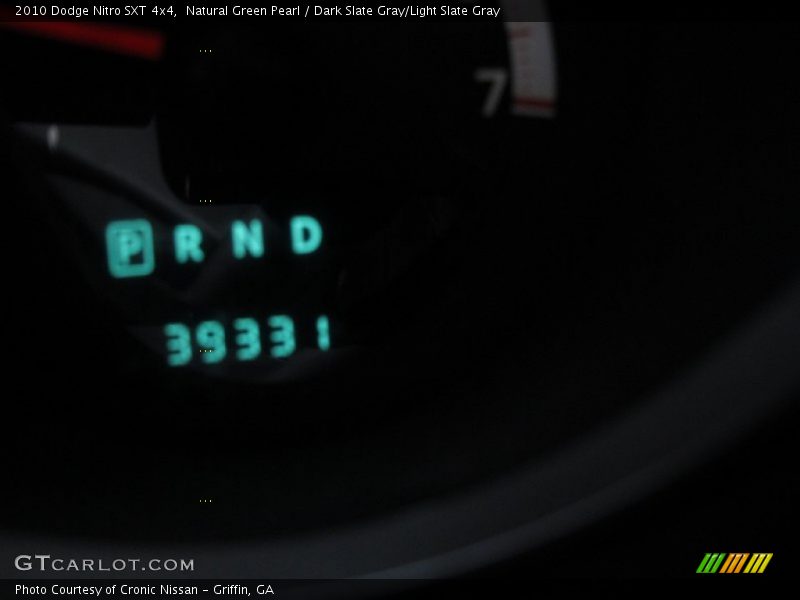 Natural Green Pearl / Dark Slate Gray/Light Slate Gray 2010 Dodge Nitro SXT 4x4