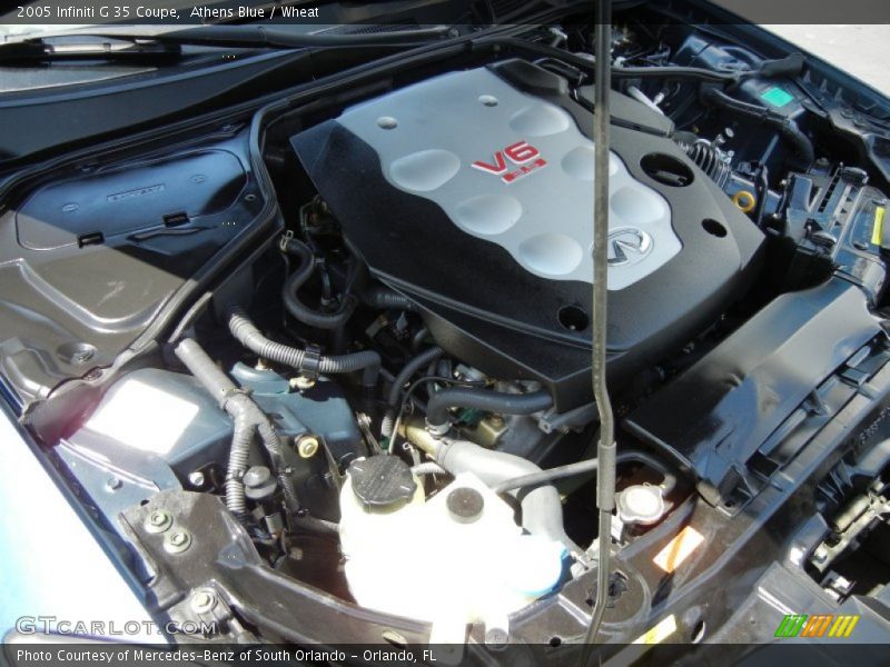 Athens Blue / Wheat 2005 Infiniti G 35 Coupe