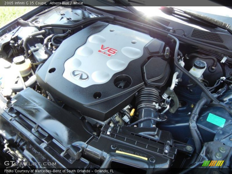 Athens Blue / Wheat 2005 Infiniti G 35 Coupe